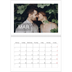 A4 Double Photo Calendar — Date box overlay [March]