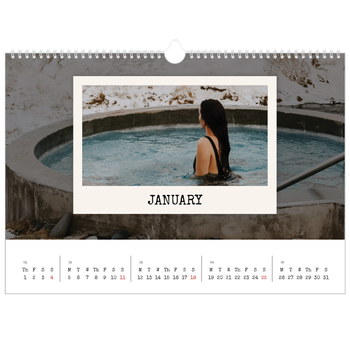 A3 Landscape Photo Calendar — The portrait edit