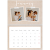 A4 Double Photo Calendar — Scrapbook calendar [January]