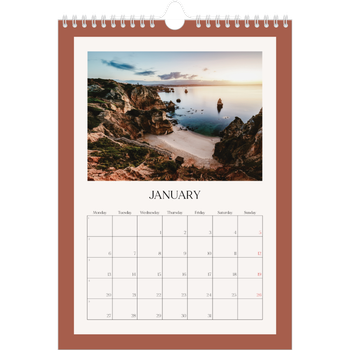 A4 Photo Calendar — Classic colours