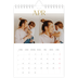 A5 Photo Calendar — Big gold text [April]