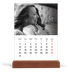 Easel Desk Calendar Portrait  — Elegant script [March]