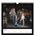 Square calendars  — Black margin [January]