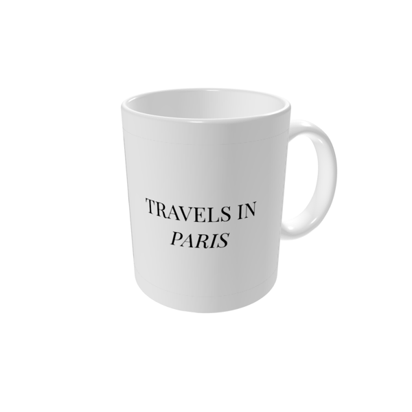 Personalised mugs — Parisian noir