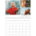 A4 Double Photo Calendar — Snapshots and script [February]