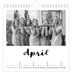 Square calendars  — Handwritten [April]