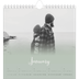 Square calendars  — Misty green [January]