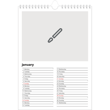 A4 Photo Calendar — Design your own calendar