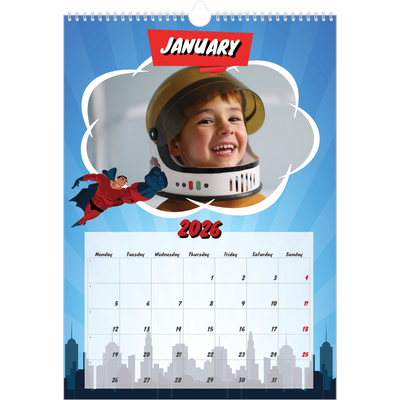 A3 photo calendars — Comic book [January]