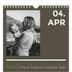 Square calendars  — Contemporary bold [April]