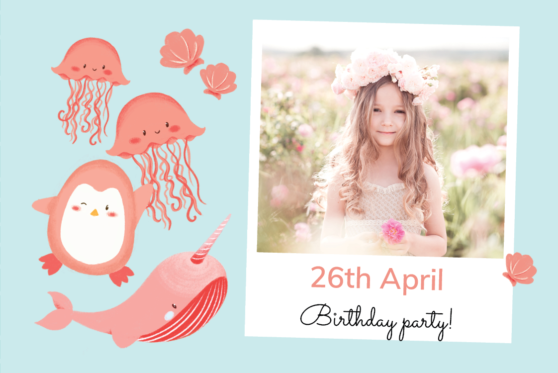 Invitations — Sea creatures