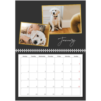 A4 Double Photo Calendar — So many memories