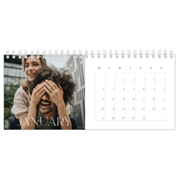 Desk Photo Calendar — Larger than life