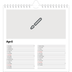 Square calendars  — Design your own calendar [April]