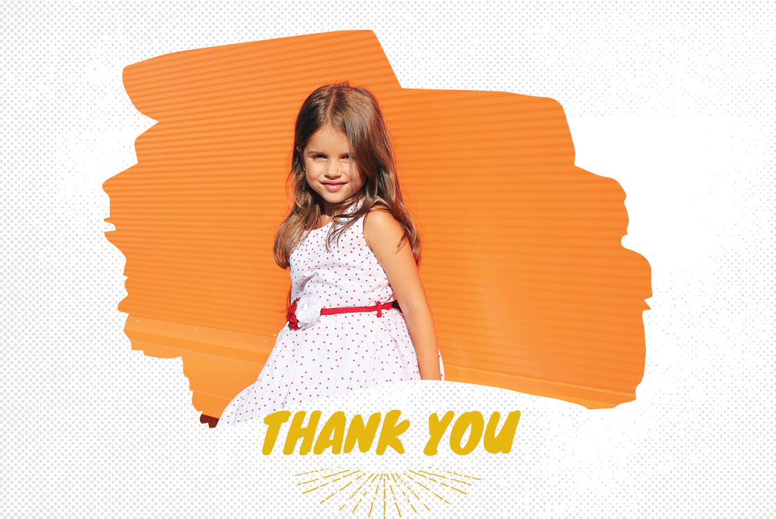 Thank you cards — Cool kid