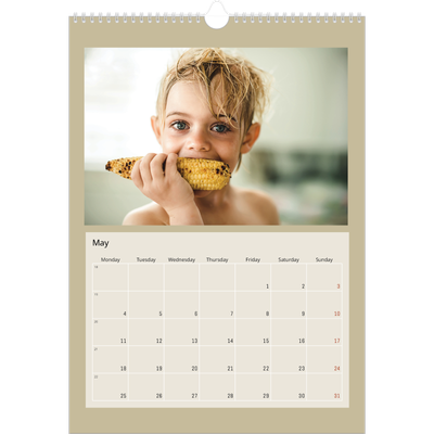 A3 photo calendars — Earth colours [cover]