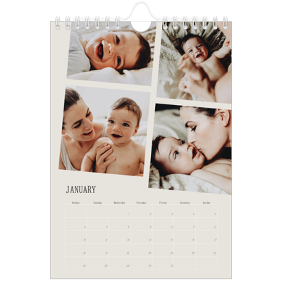 A5 Photo Calendar — Memories in motion [January]