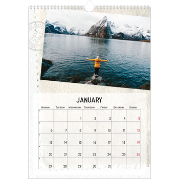 A3 Photo Calendar — Parts unknown