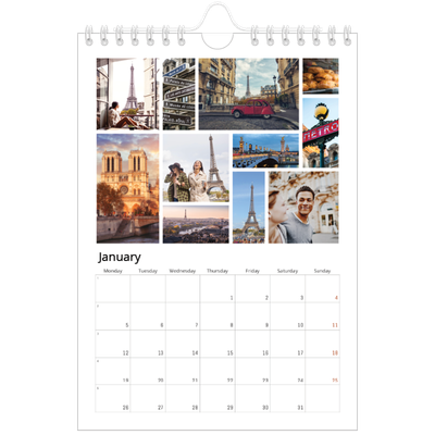 A5 Photo Calendar — Framework [January]