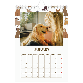 A5 portrait — Playful puppy