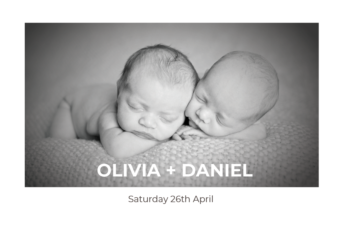 Invitations — Twin names