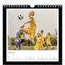 Square calendars  — Black frame [February]