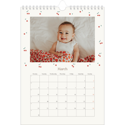 A4 Photo Calendar — Cherry bliss [March]
