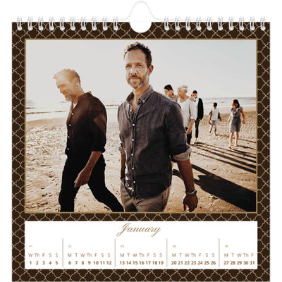 Square calendars  — Vintage monochrome [January]