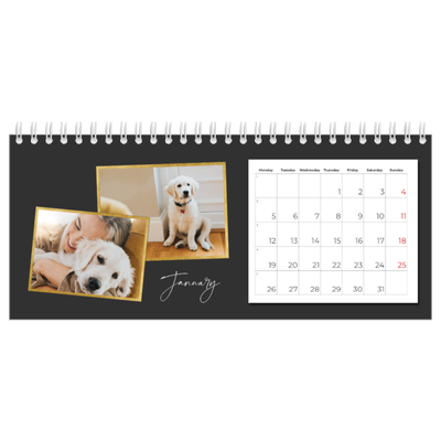 Desk calendars — So many memories [January]