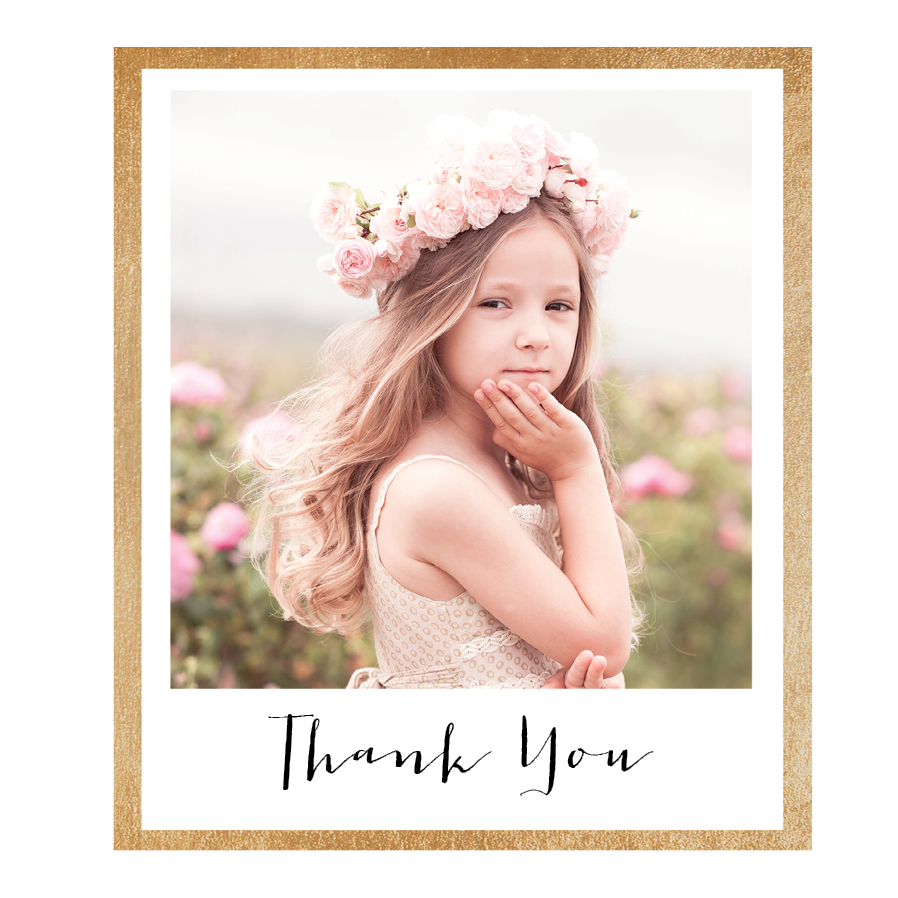 Thank you cards — In the frame