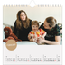 Square calendars  — Photo sticker [February]