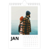 A5 Photo Calendar — White space [January]