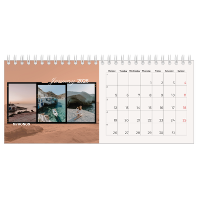 Desk calendars — Adventure wanderlust [January]