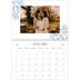 A4 Double Photo Calendar — Elegant floral [January]
