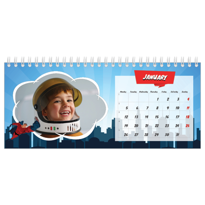 Desk calendars — Comic book [January]