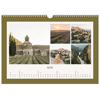 A3 Photo Calendar — Classic colours [cover]