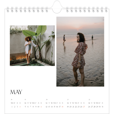 Square calendars  — Surfing sunsets [cover]