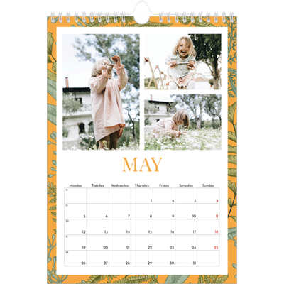 A4 Photo Calendar — Floral wallpapers [cover]