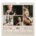 Square calendars  — Craft stamp effect [cover]