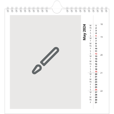Square calendars  — Design your own calendar [cover]
