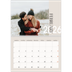 A4 Double Photo Calendar — Overlapping text [February]