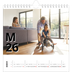 Square calendars  — Letter style [March]