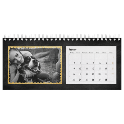 Desk calendars — Rustic charm [February]