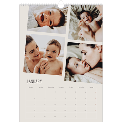 A3 photo calendars — Memories in motion [January]