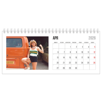 Desk calendars — Abbreviated text [April]