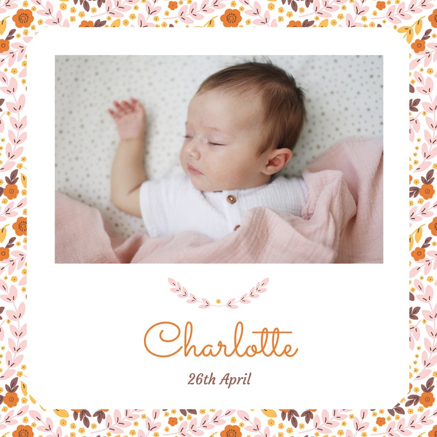 Invitations — Autumnal frame