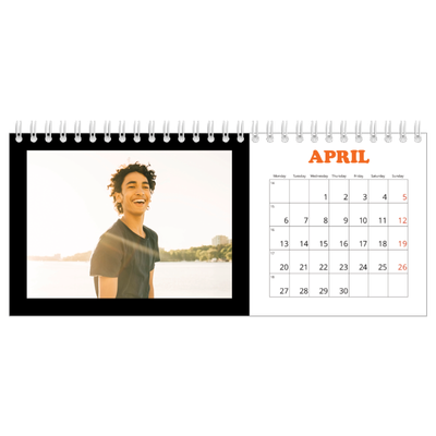 Desk calendars — Fun type [April]