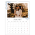 A3 photo calendars — Elegant floral [January]