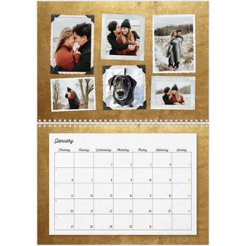 A4 Double Photo Calendar — Picture collection
