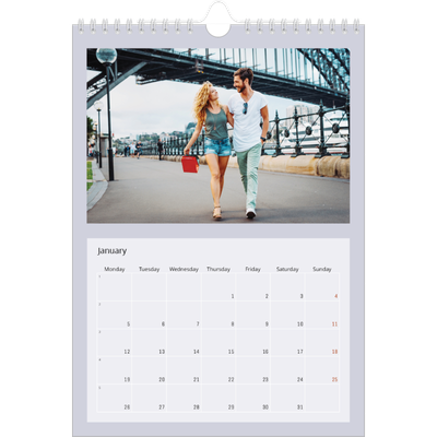 A4 Photo Calendar — Colour my world [January]